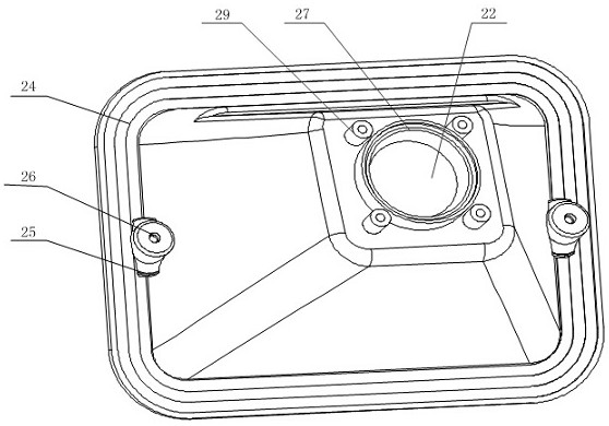 Camera fixing seat