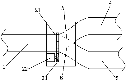 Pneumatic logistics transportation storage system integrating pipeline multiple storage bins