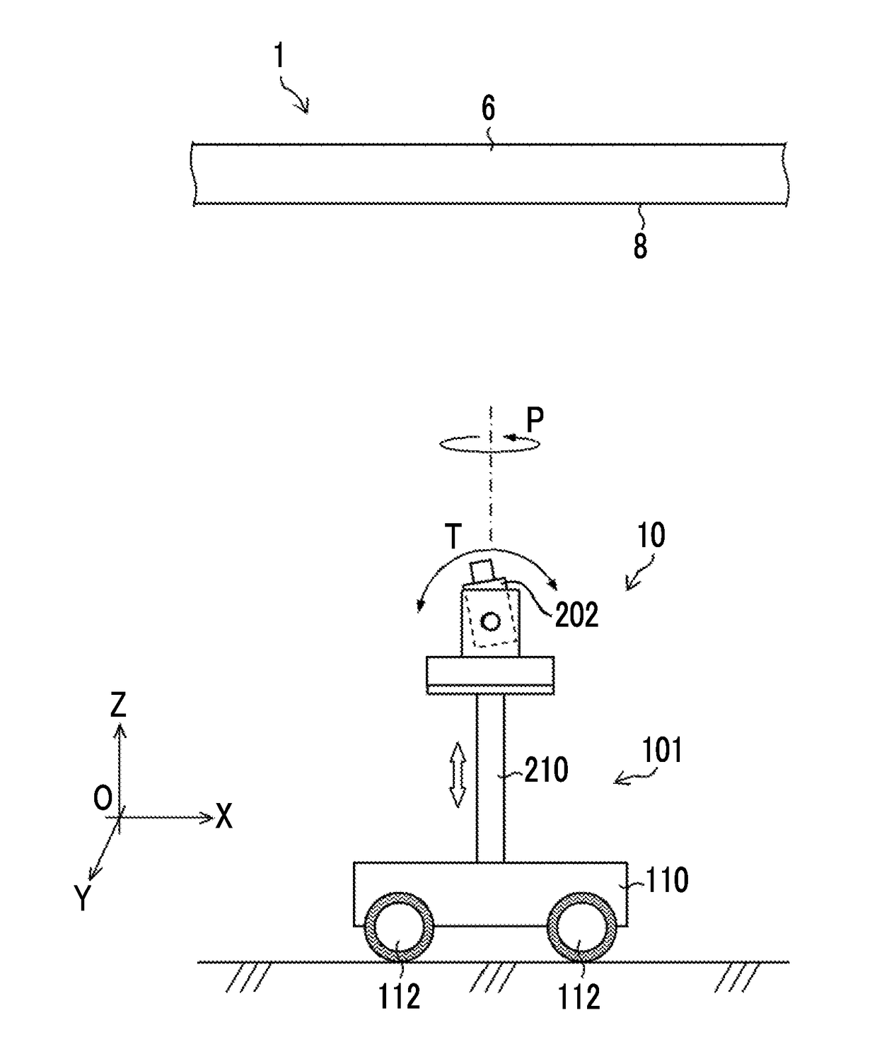 Movable imaging device and movable imaging method