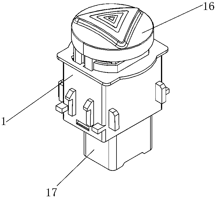 Hook-type switch assembly