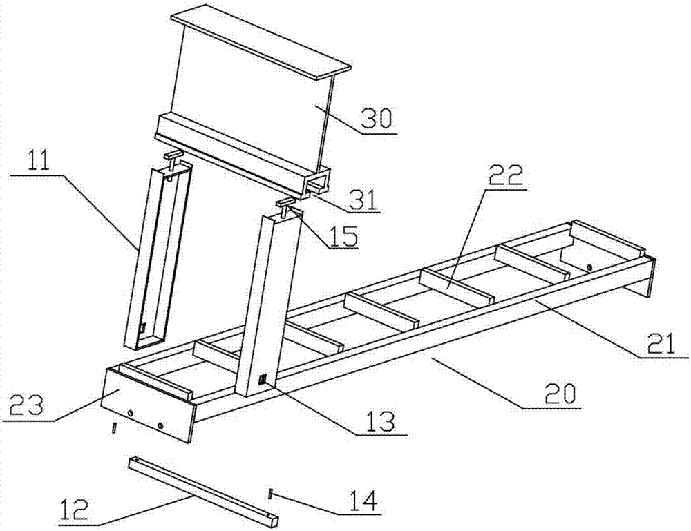 Wire groove mounting, dismounting and suspending device for railway vehicles