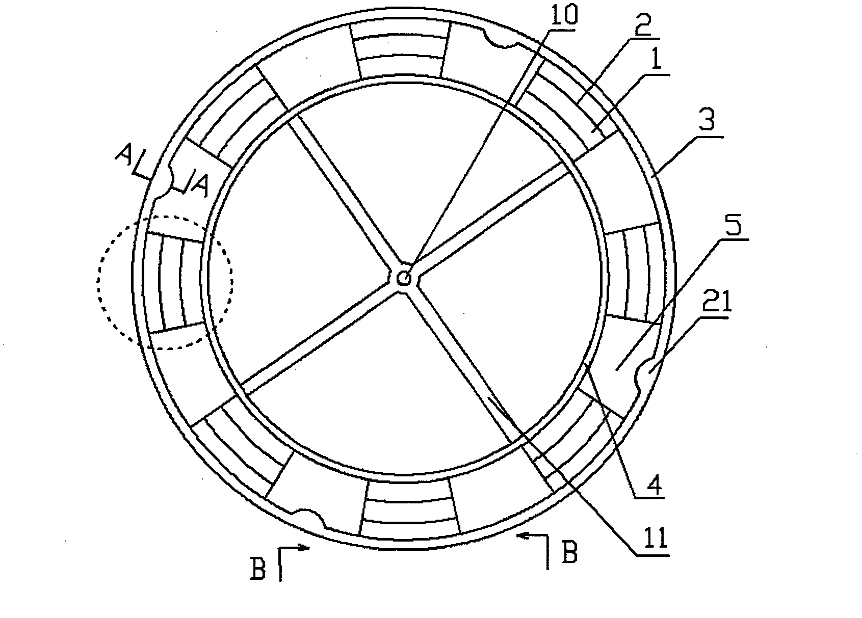 Helicopter rotor wings with commutation net cover