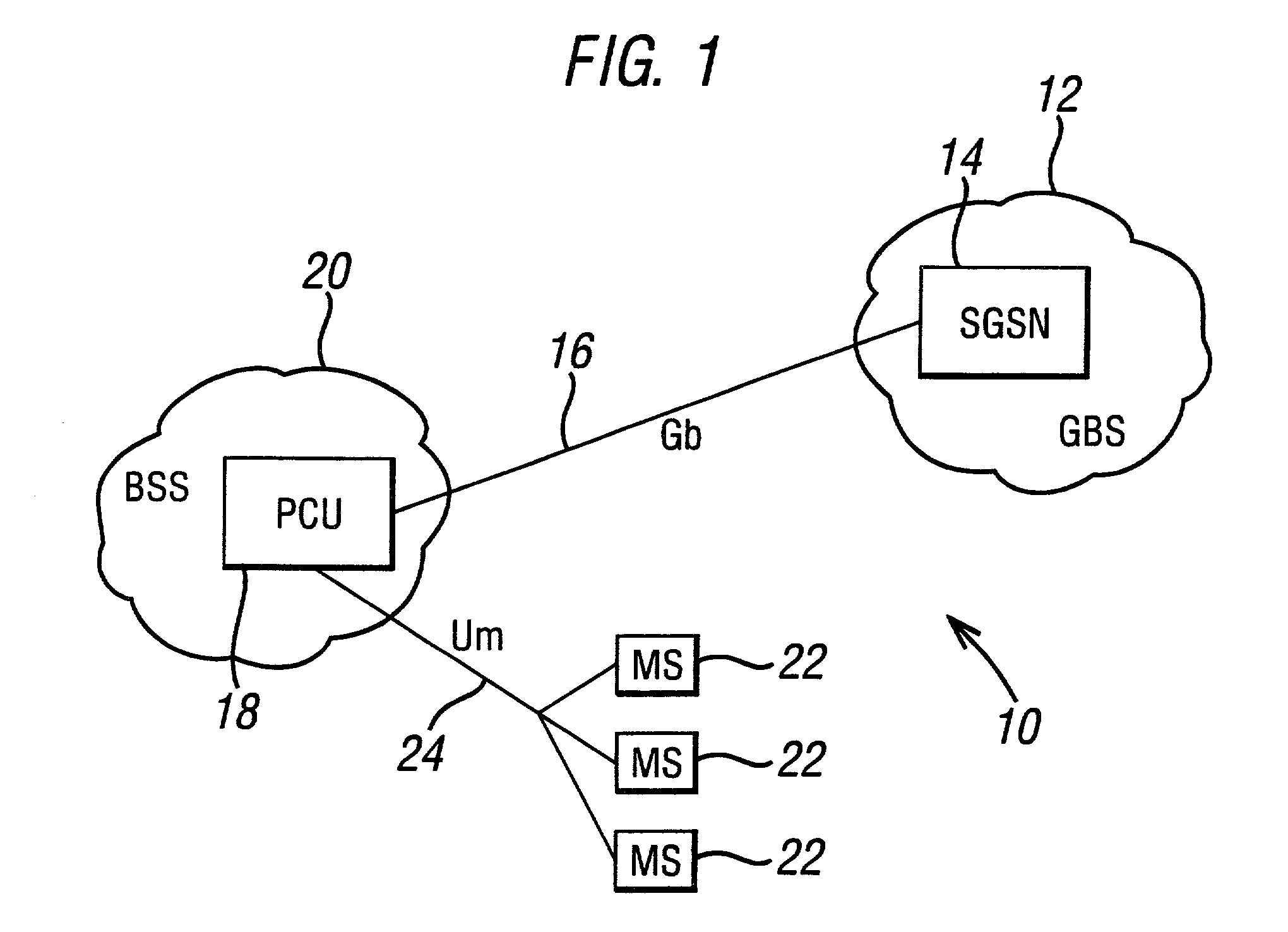 Radio telecommunications system with improved use of timeslots