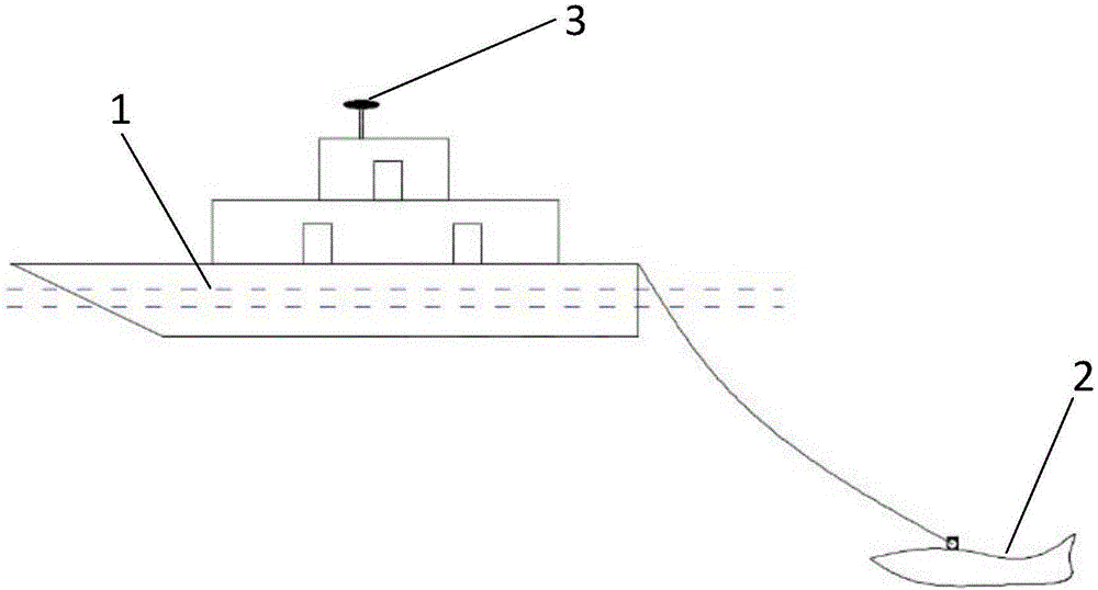 Side-scan sonar underwater high-precision positioning system and method