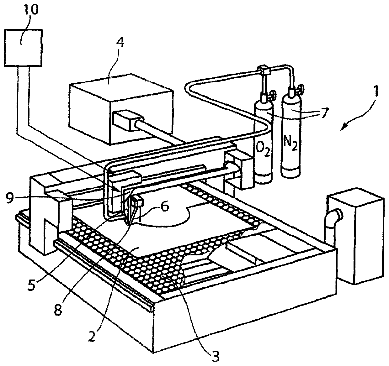 Method for cutting a workpiece using a laser beam
