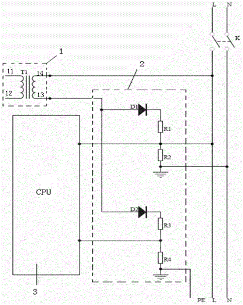 A load line fault detection circuit and method applied to circuit breaker reclosing