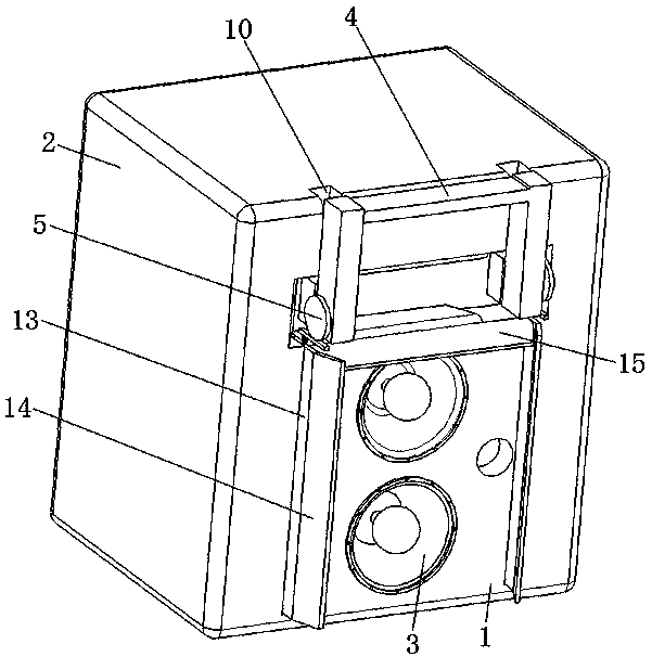 A sound amplifying device with waterproof function