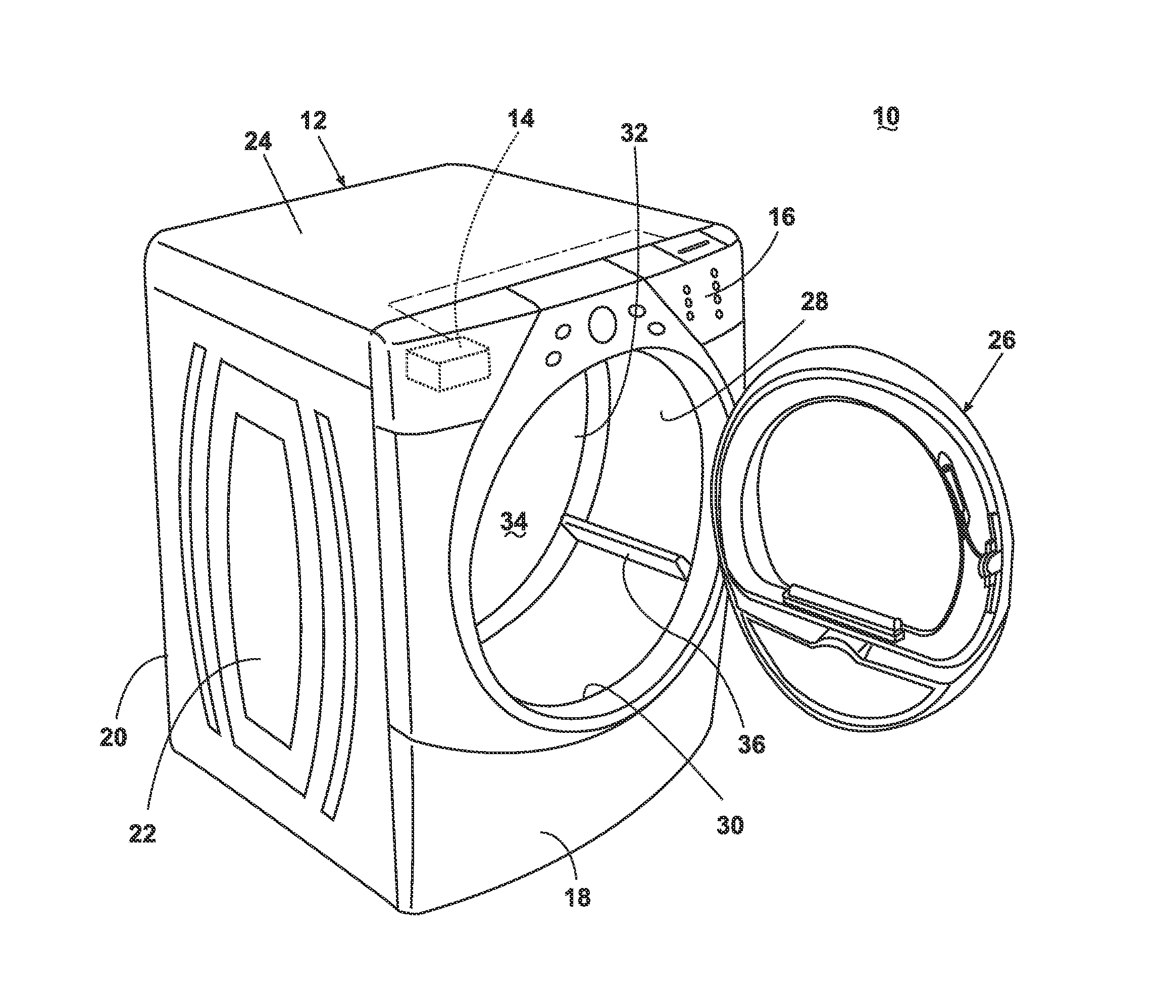 Method for drying laundry in a laundry treating appliance