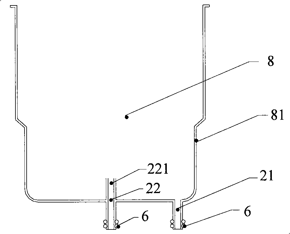 Drinking machine with the cold liner detachable and the cold liner thereof