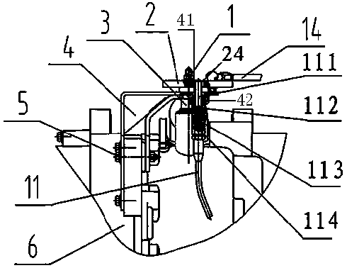 Engine gearbox external shift lock device
