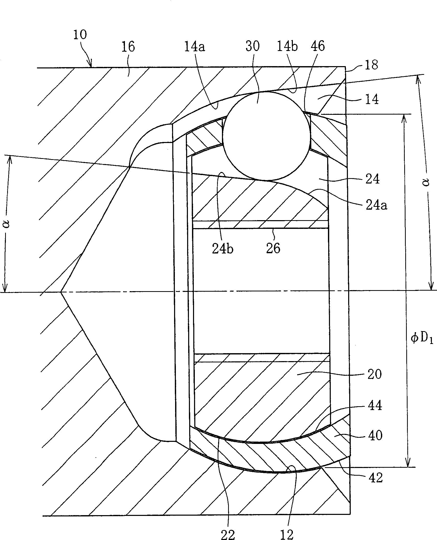 Fixed-type constant-velocity universal joint