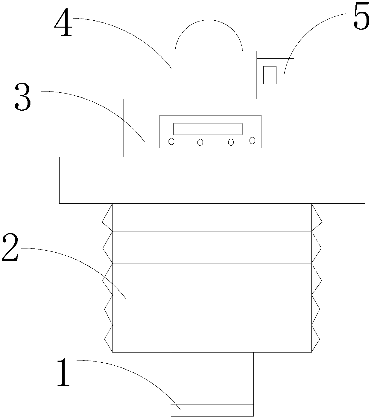 Liquid sampling device capable of buoyancy stratified sampling and automatic cleaning for chemical industry