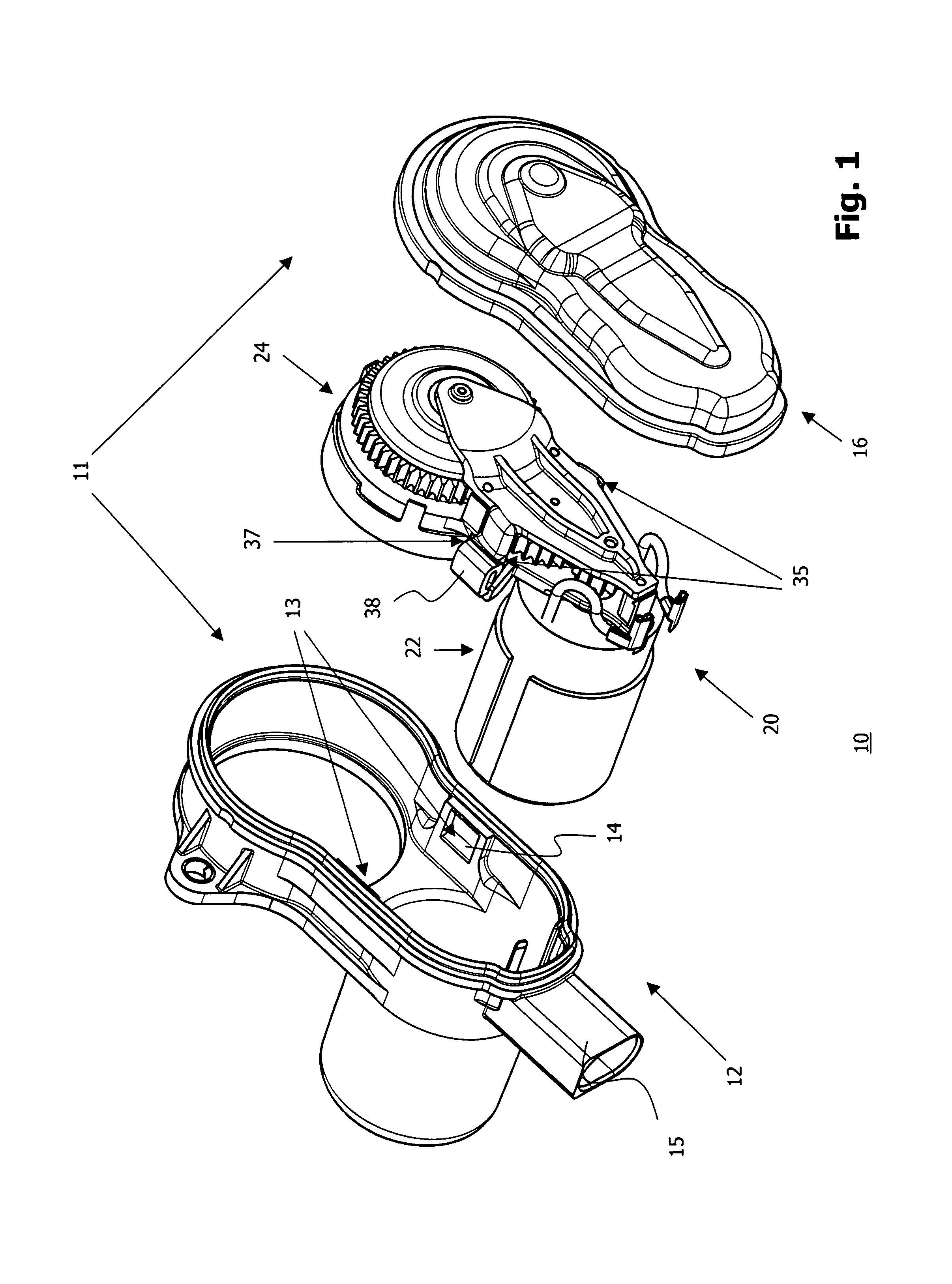 Sub-assembly for an electromechanical brake actuator