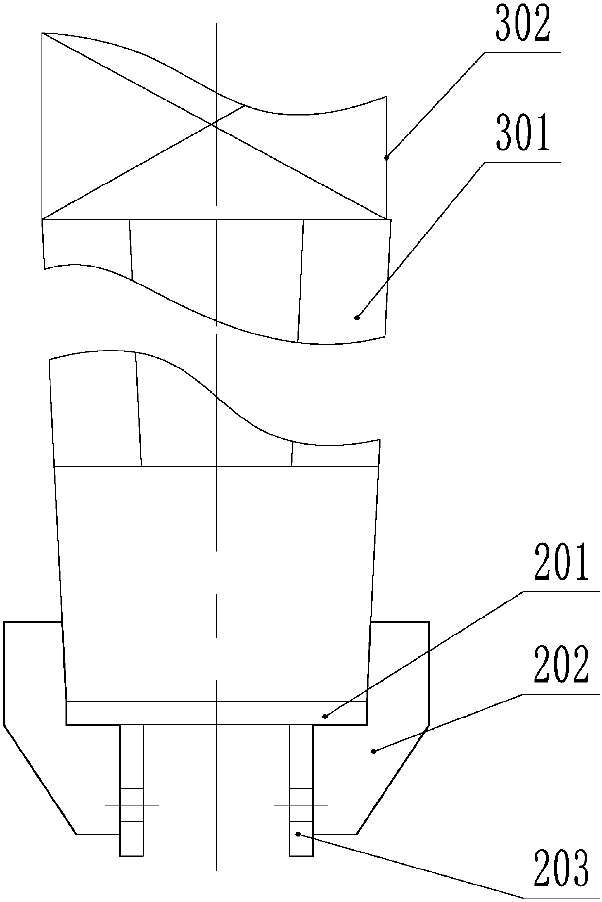 Multifunctional reversed V-shaped lifting pole for extra-high voltage iron tower assembling and erection