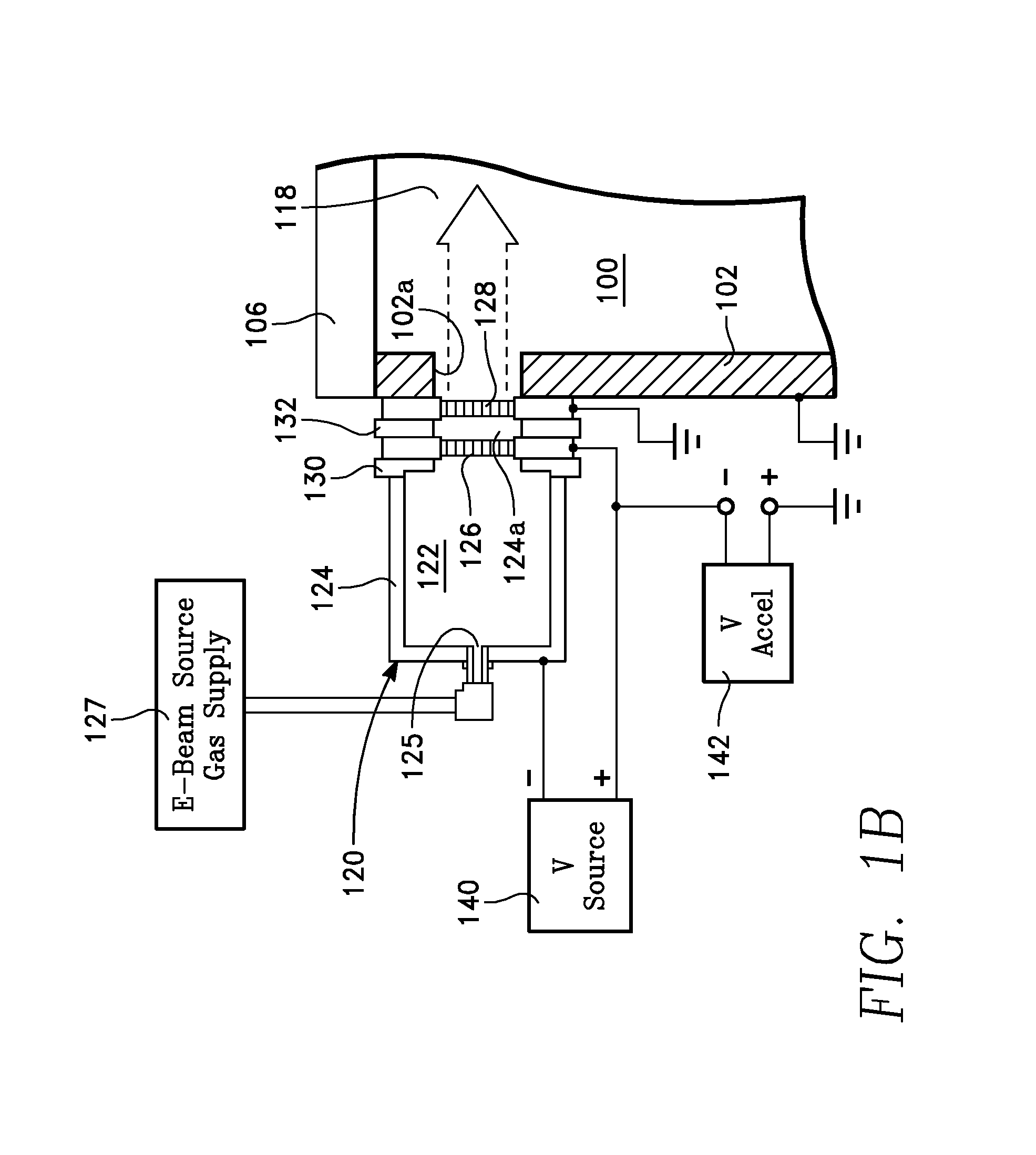 Electron beam plasma source with remote radical source