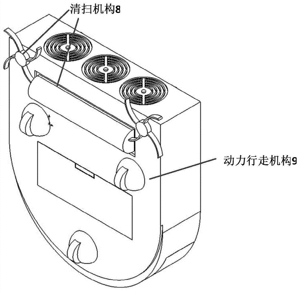 A smart phone-controlled sweeping robot