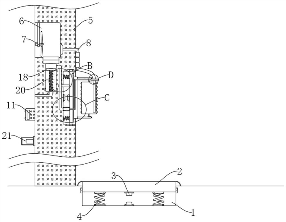 Itch scratching device with alarm module for livestock breeding