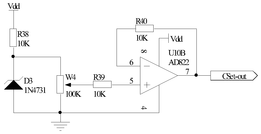 A voltage tracking constant current source device