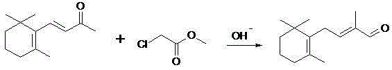 Synthetic method for vitamin A intermediate C14 aldehyde