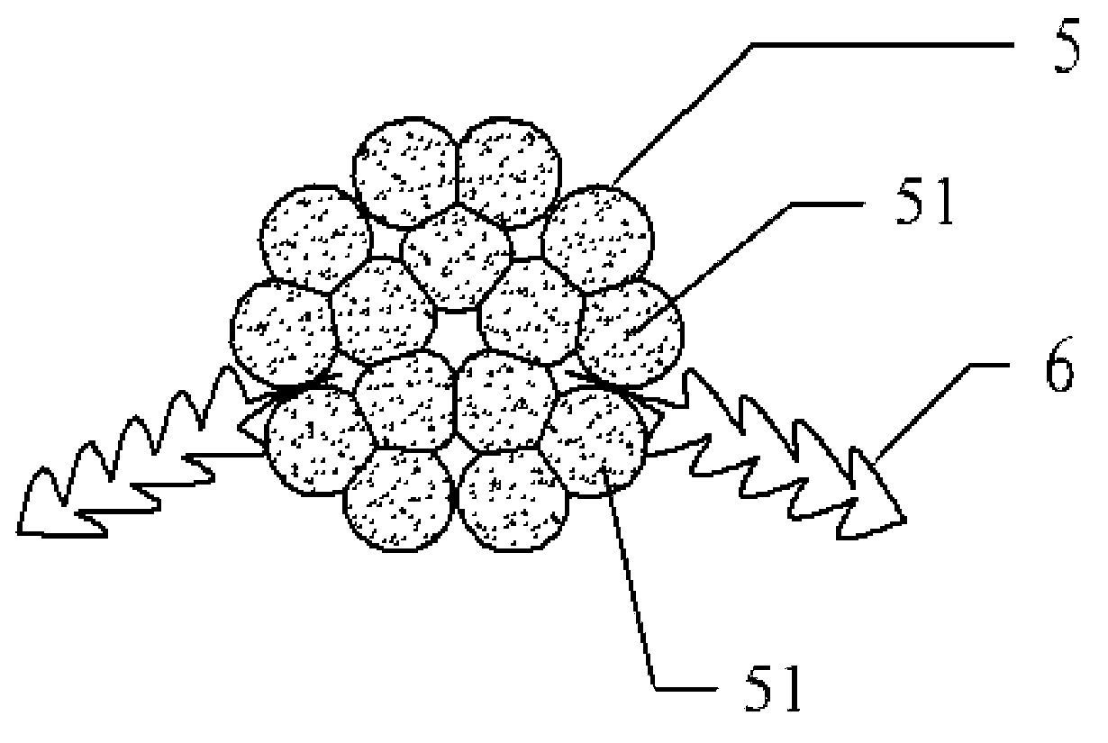 Device for recovering plant cover by using mosses and method for recovering plant cover on steep cliff