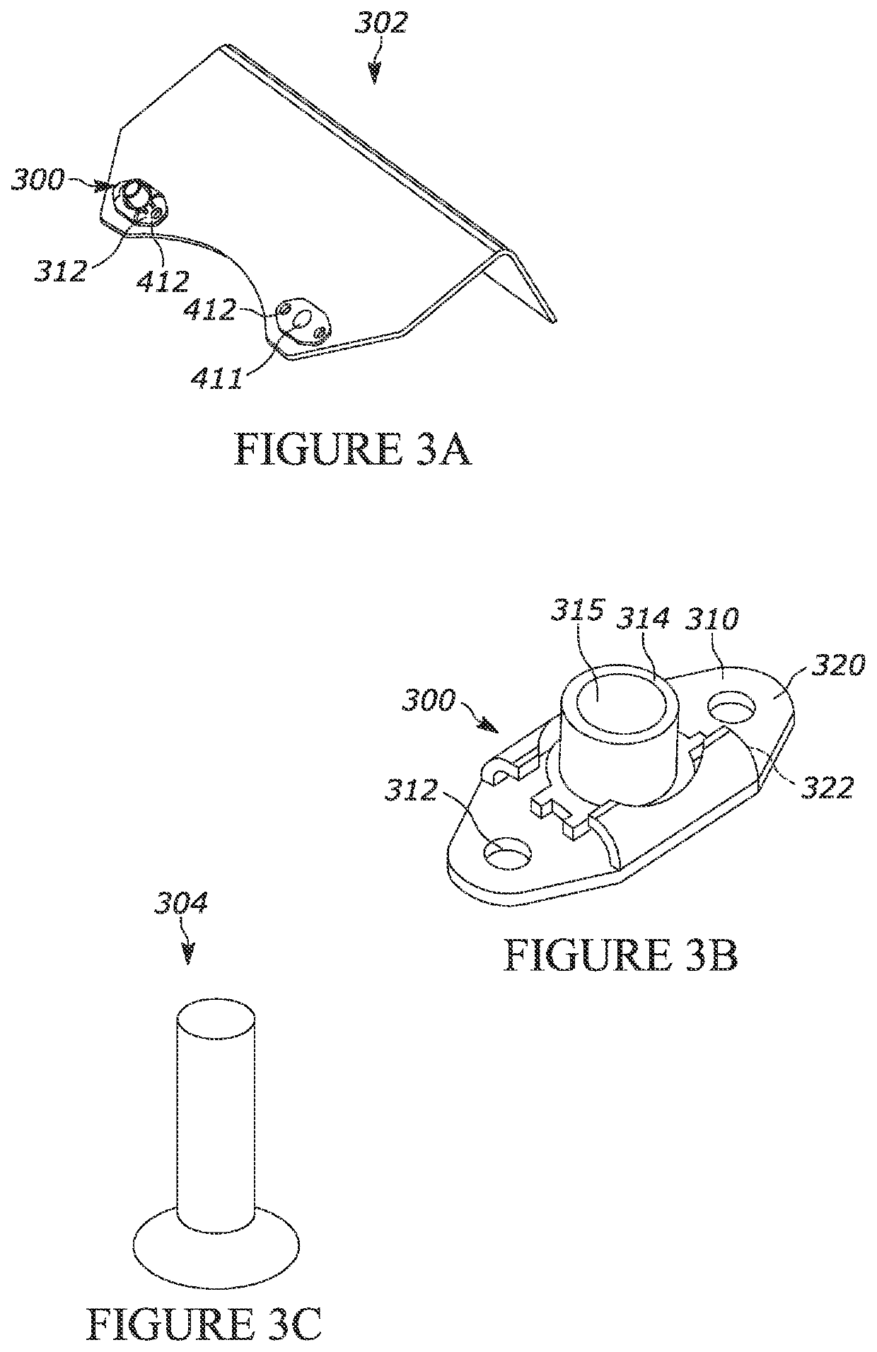 Lower drill tool for precision forming of openings in a bracket, and methods of use