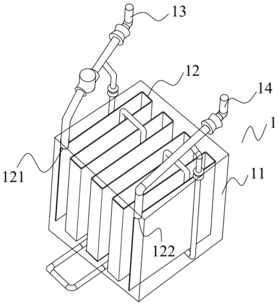 Condenser and direct current air conditioner