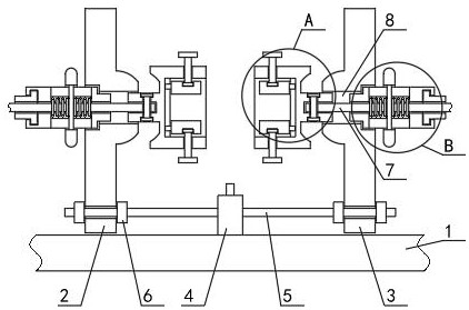 A multifunctional steel structure welding device