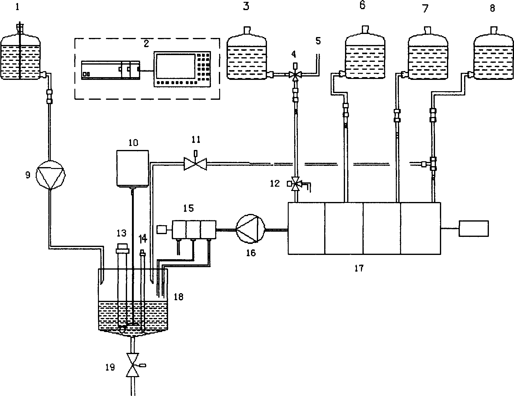 Method of on line detecting acid bath components and its detecting apparatus