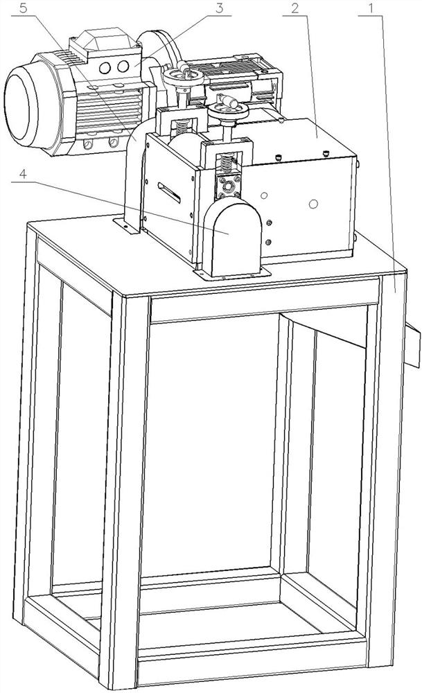 Hollow plate edge cutting material on-line granulator