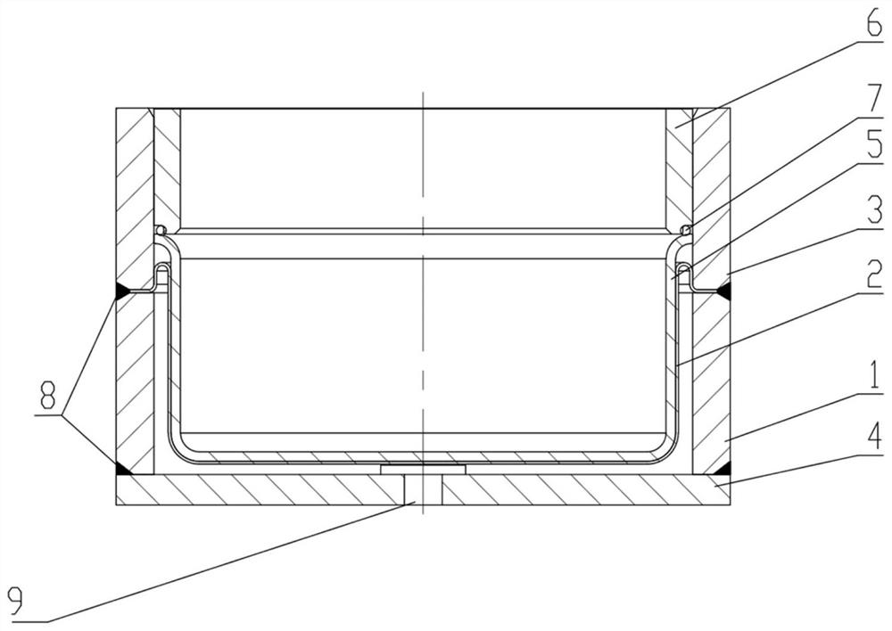 Self-sealing loading unit and open type load box structure based on self-sealing loading unit