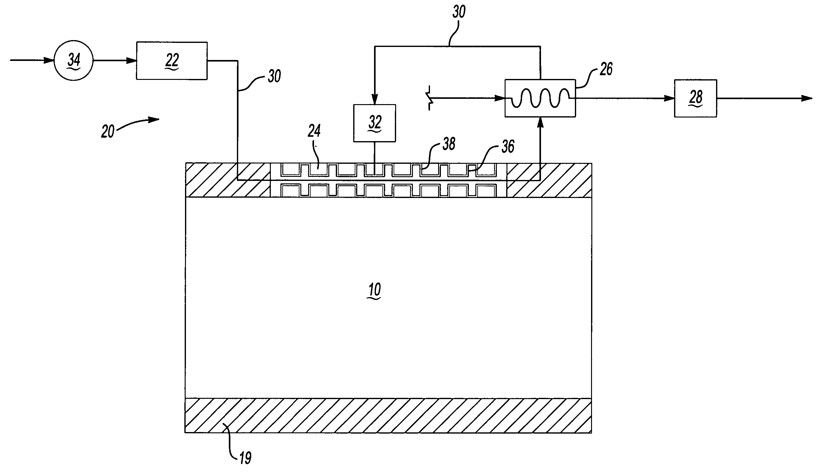 Method of suppressing coke in endothermic fuel processing