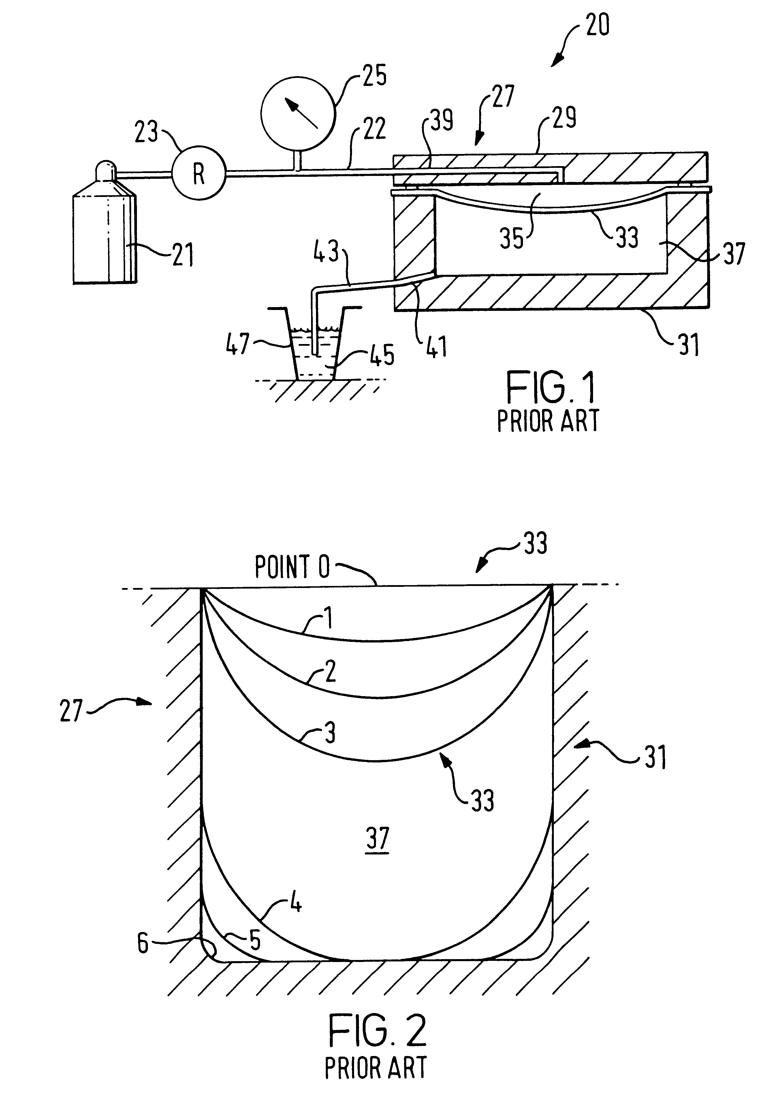 Controlling superplastic forming with gas mass flow meter