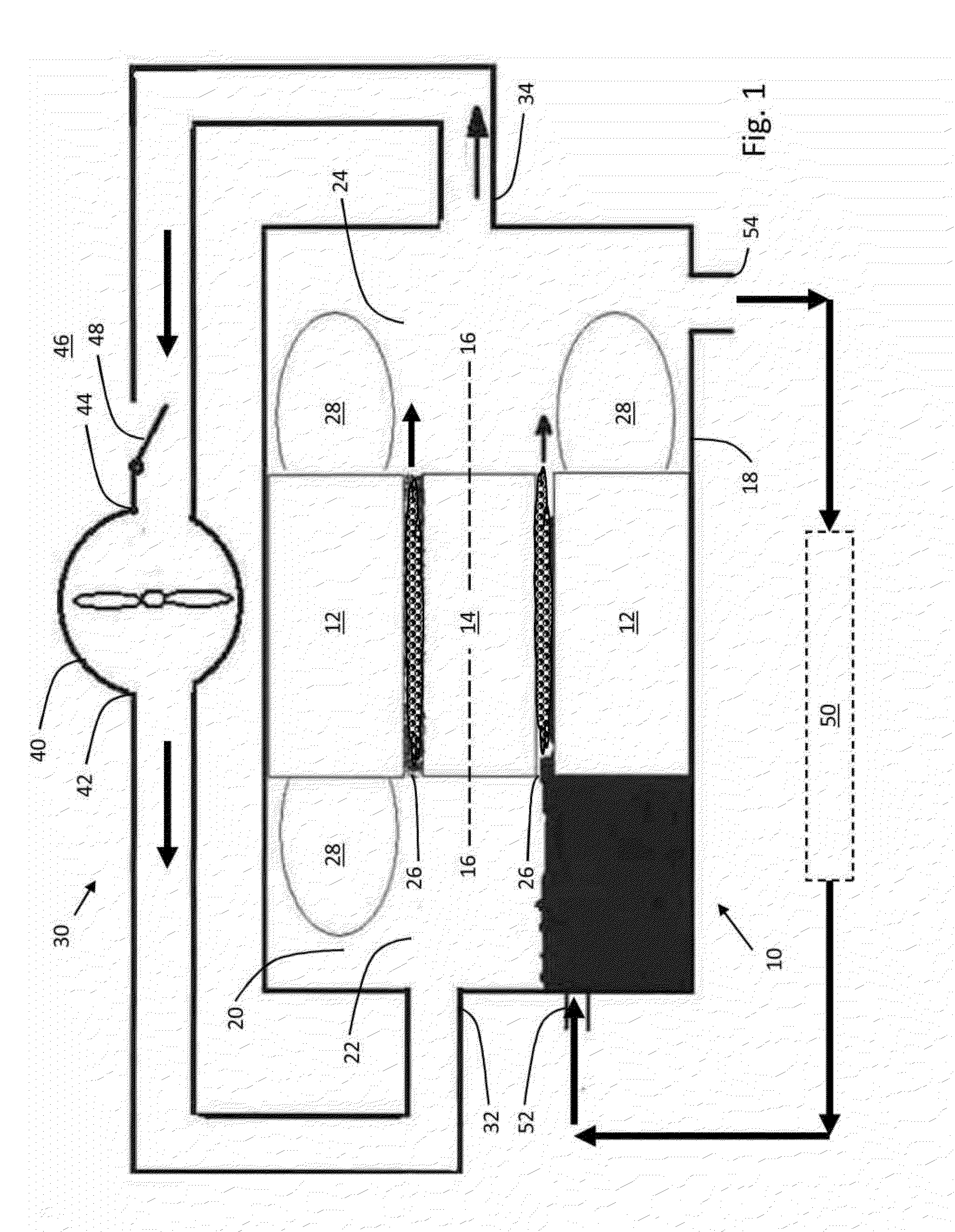 Two phase gap cooling of an electrical machine