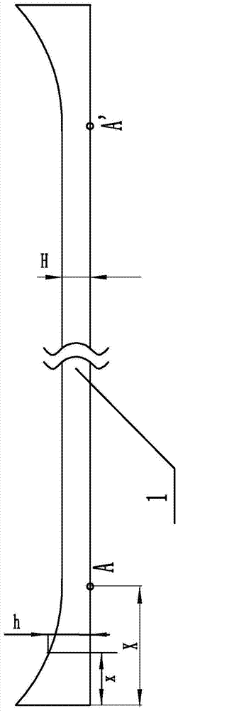 Side-thickened polyamic acid film, tape casting equipment and preparation method thereof