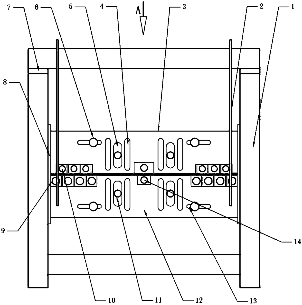 Scaffold screen grinding and leveling machine