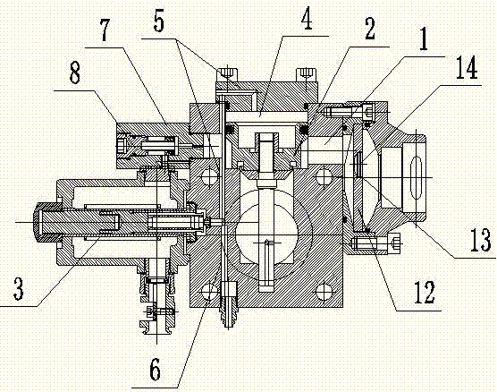 A valve group for a hydraulic coupling