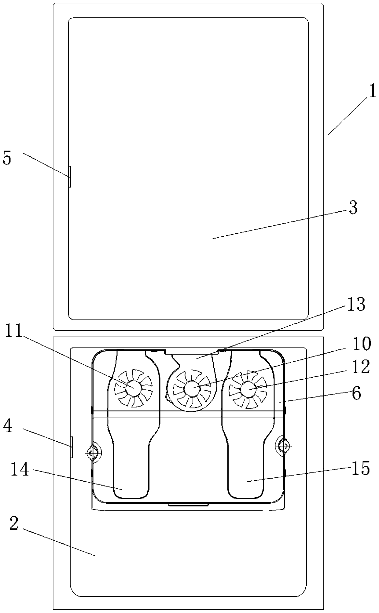 A method for controlling the defrosting of an air-cooled refrigerator