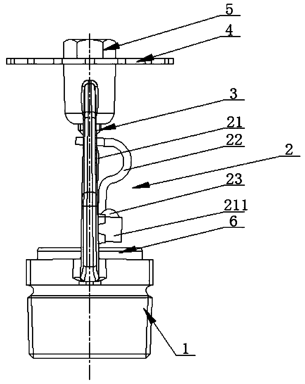 Spray nozzle opened through action of heat sensitive element