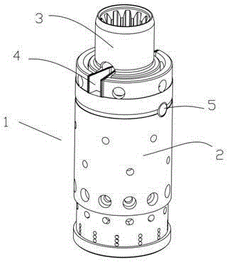 Low-noise all-hydraulic steering gear