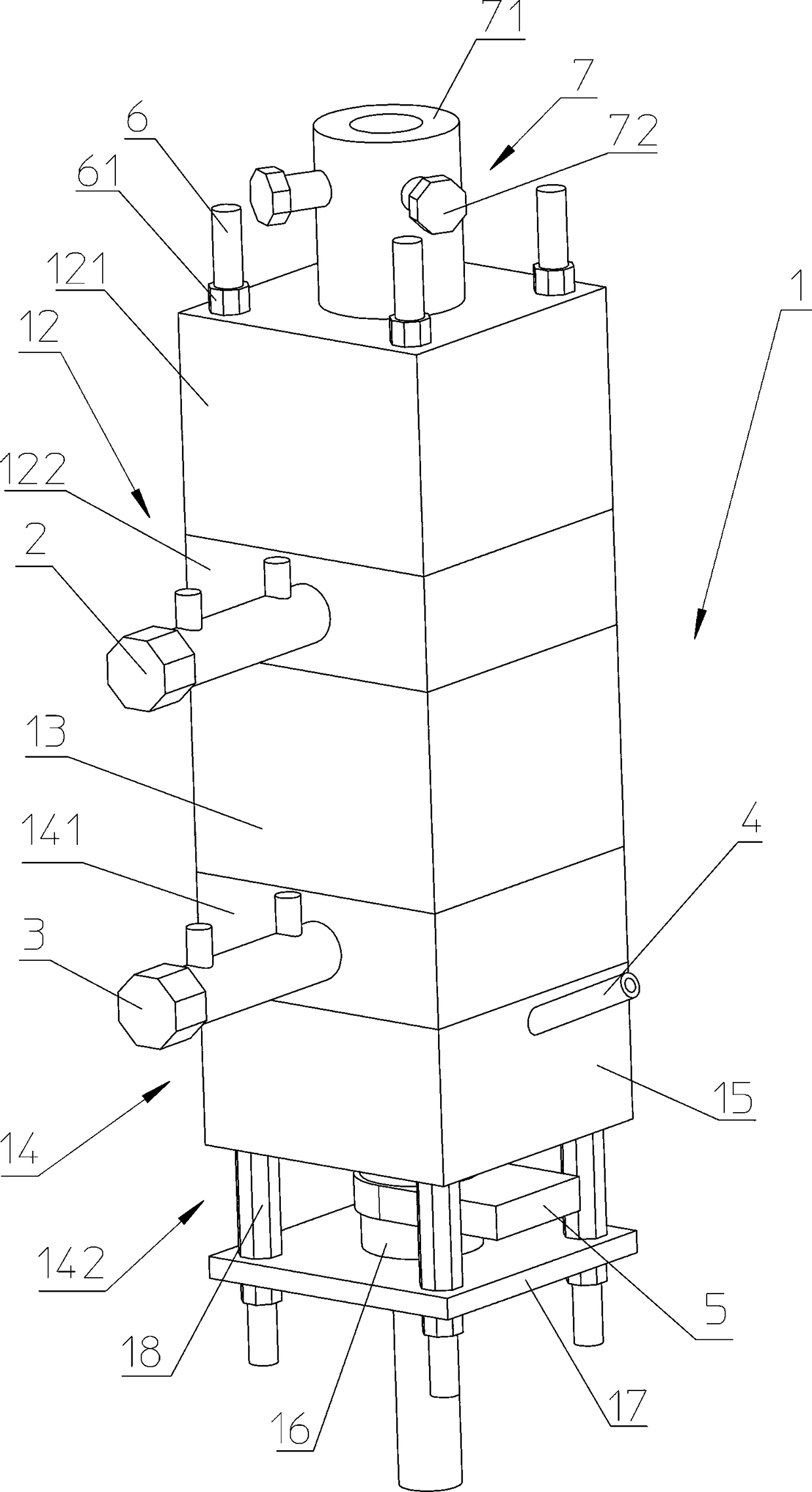 Adjustable-type nail feeding device in stud welding machine