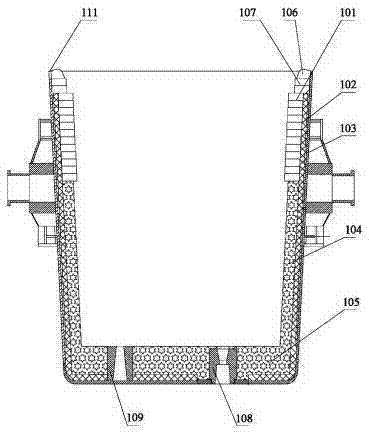 Steel ladle