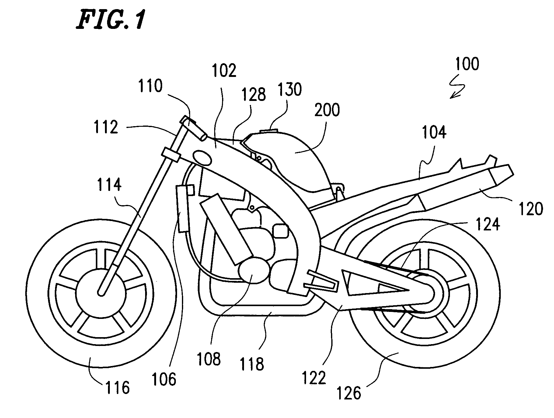 Motorcycle fuel tank