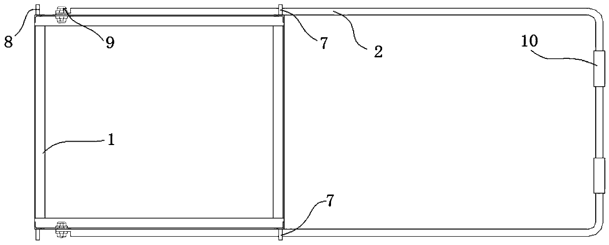 Mold dismounting device for prefabricated part and construction method thereof