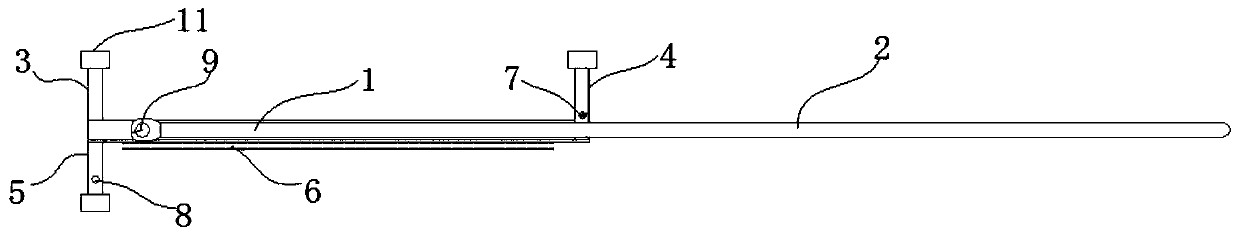 Mold dismounting device for prefabricated part and construction method thereof