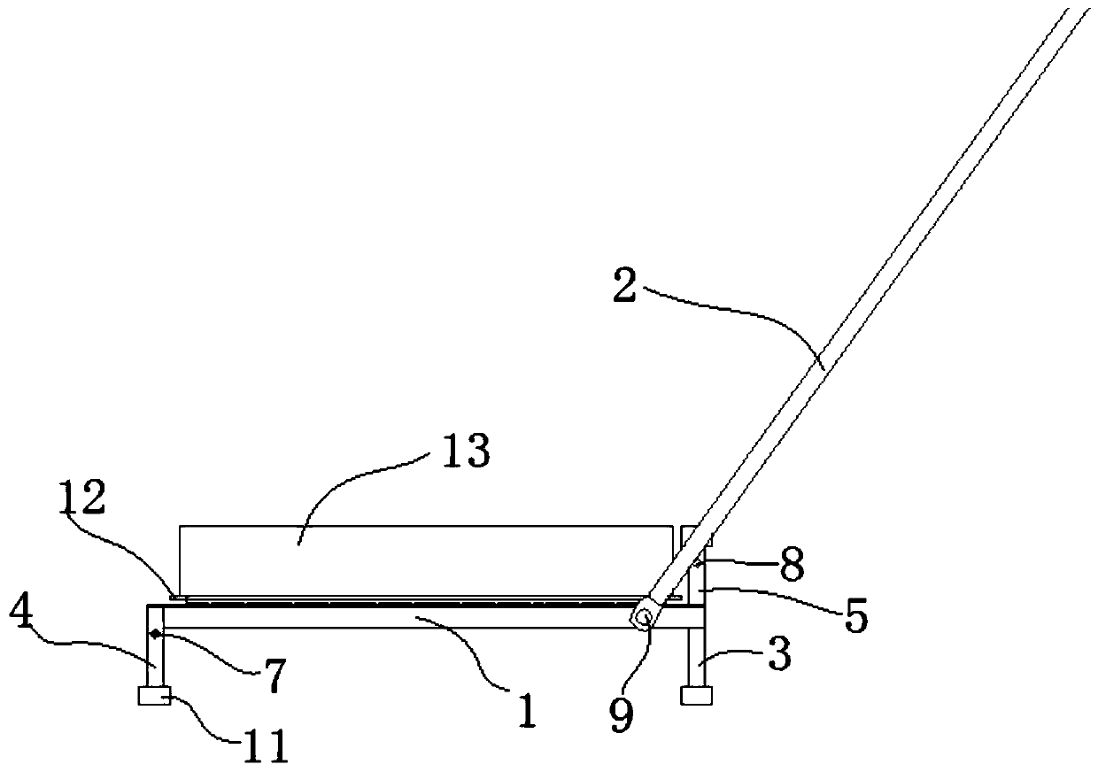 Mold dismounting device for prefabricated part and construction method thereof