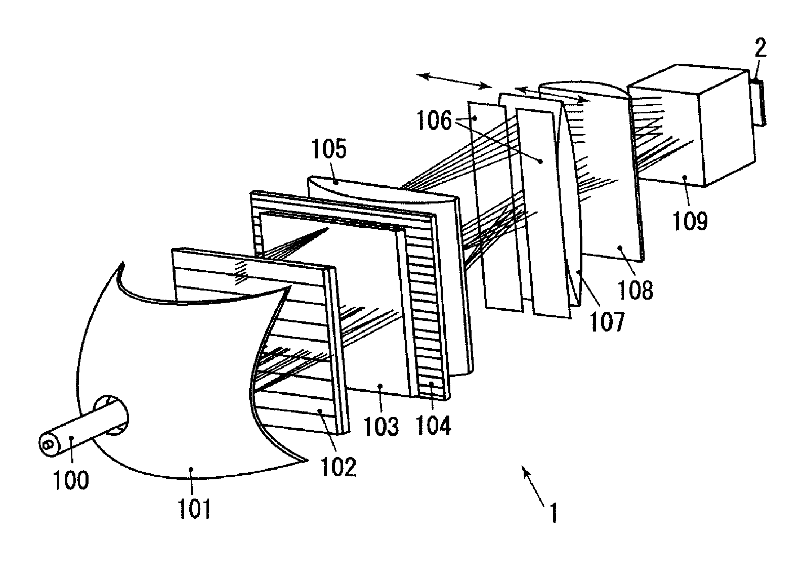 Optical system and image projection apparatus