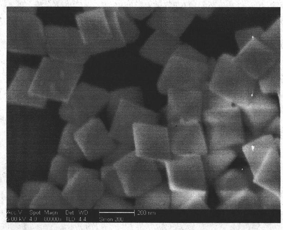 Preparation method of cadmium molybdate octahedron with controllable grain size