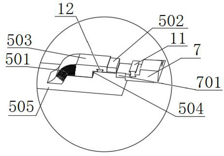 A battery module rapid assembly and rapid heat dissipation structure