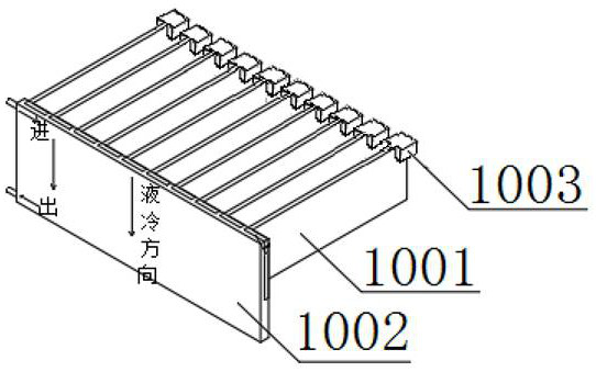 A battery module rapid assembly and rapid heat dissipation structure