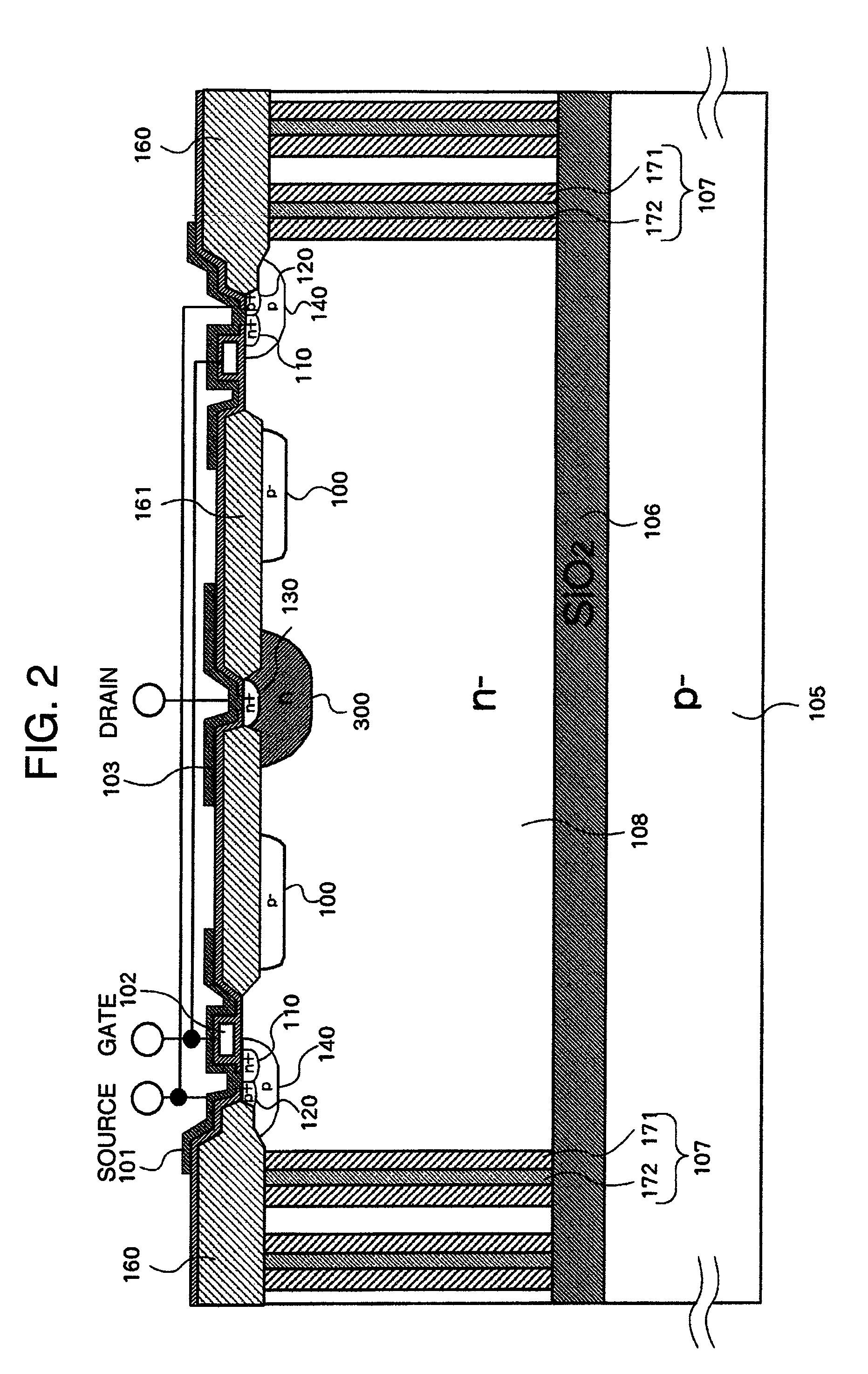 High breakdown voltage semiconductor circuit device
